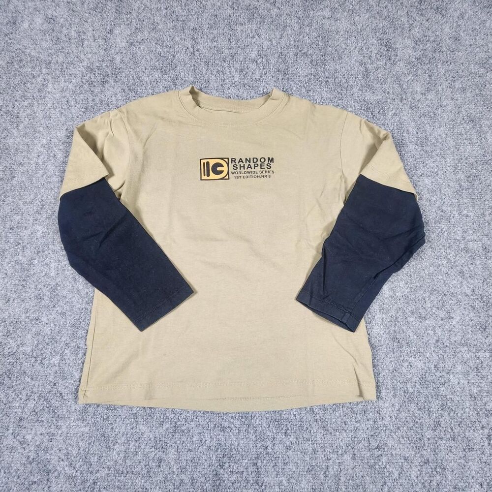 Zara Tan and Black T-shirt